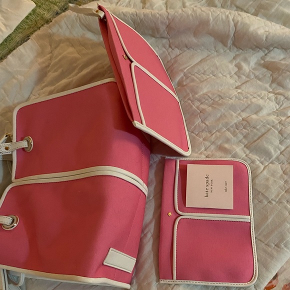 Canvas Kate Spade NWOT satchel.